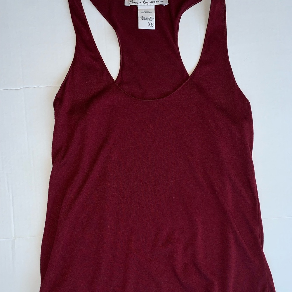 Red tank top